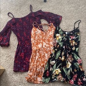 FLORAL ROMPER BUNDLE